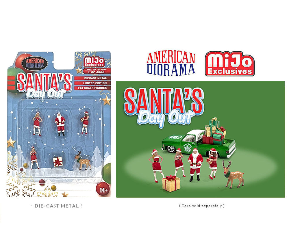 American Diorama Santa's Day Out Figure Set