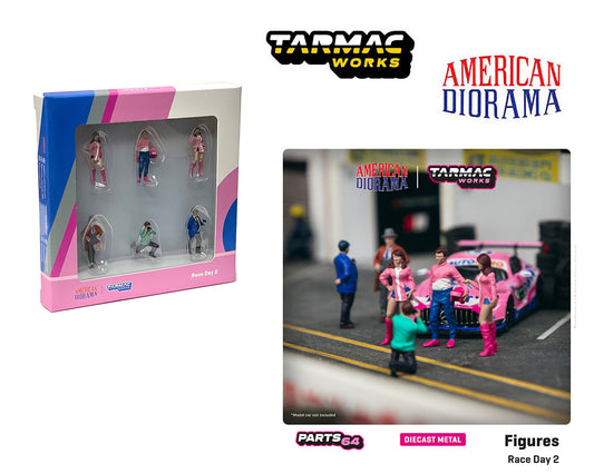 American Diorama / Tarmac Race Day 2 Figure Set